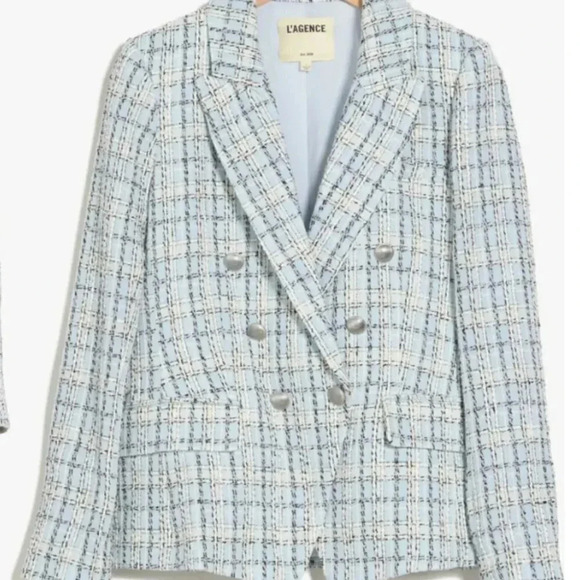 L'AGENCE Kenzie Double Breasted Blazer - Picture 3 of 9